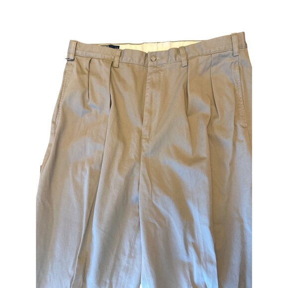 Polo Ralph Lauren Mens Tall 38x36 Classic Fit Andrew Chino Pants 100% Cotton Bei - Picture 2 of 6